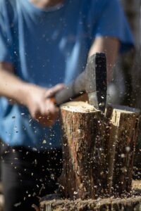 axe-chopping